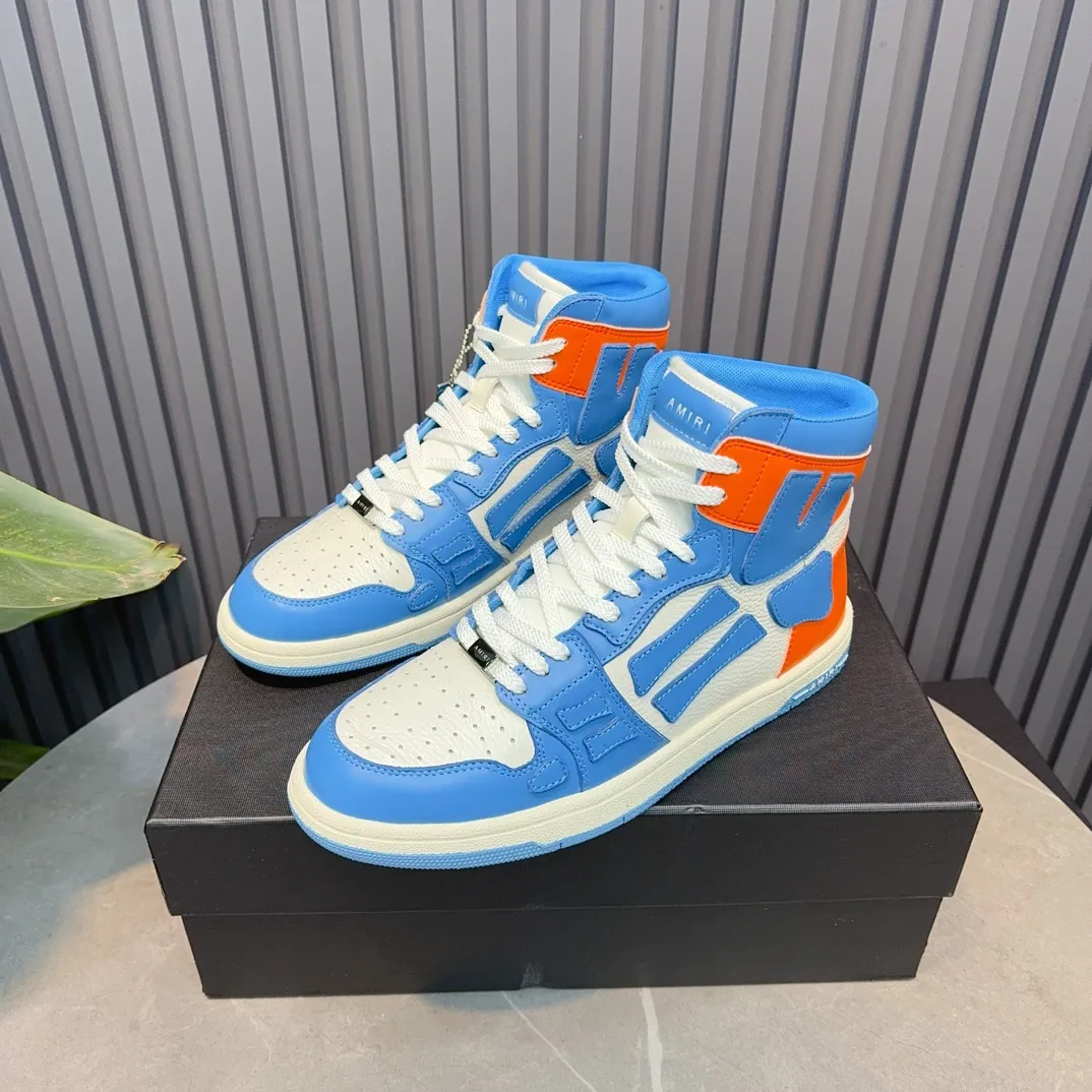 Men's shoes💰620💰 AMIRI AMIRI trendy brand hot sale🔥 Available all year round✅Couples💑 Official website synchronization Imported fabrics 1⃣️ratio 1⃣️Re-engraved, original factory special original sole, 35-45 (38.45. Non-refundable)